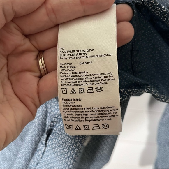 Timberland Men's Button Down Blue Shirt Size XXL - Picture 4 of 6